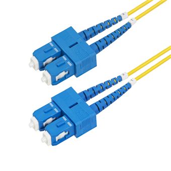 Cabo de Fibra Ótica StarTech.com SMDOS2SCSC1M | Amarelo - 1