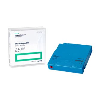 Fita de Dados Virgem HPE LTO-9 Ultrium 45TB RW Data Cartridge | Azul - 1