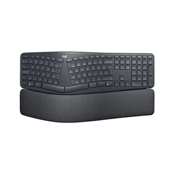 Teclado Wireless Logitech ERGO K860 | Idioma: Inglês US | Grafite - 1