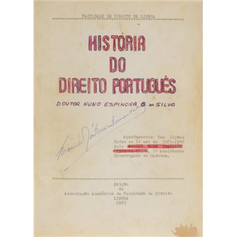 História do direito português. - 1