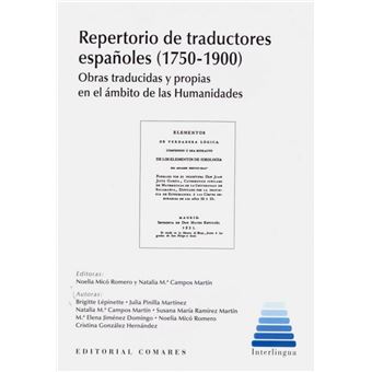 Repertorio De Traductores Españoles (1750-1900) - 1