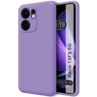 Capa TUMUNDOSMARTPHONE de Silicone Líquido ultramacio para Oppo Reno 13FS 4G / 13 FS 5G Roxo - 1