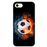 Capa Hapdey para iPhone 7 - 8 Design Bola de Futebol com Fogo e Água em Silicone Flexível e TPU Preto_0