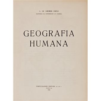 Geografia humana. - 1