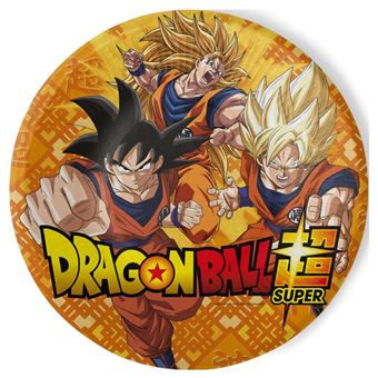 Pratos em Papel para Festa Anagram Dragon Ball | 8 Unidades | 23 cm - 1