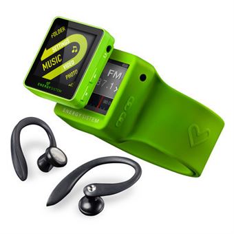 Leitor Mp3/mp4 Energy Sistem MP4 Sport 8GB 2508 | Verde - 1
