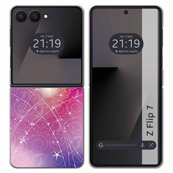 Capa Tumundosmartphone de Silicone para Samsung Galaxy Z Flip 7 5G com Design Abstrato de desenho Animado - 1