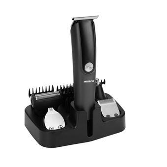 Aparador de Cabelo, Barba e Corpo Elétrico 5 em 1 PRITECH PR-2918 - Preto - 1