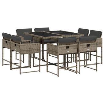 Conjunto de Mobiliário de Exterior VidaXL 3278143 - 1