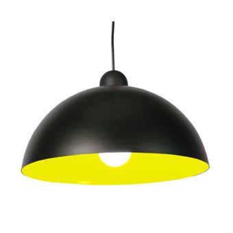 Candeeiro Suspensão Tosel DEMI-BOULE 10696 Preto - 1