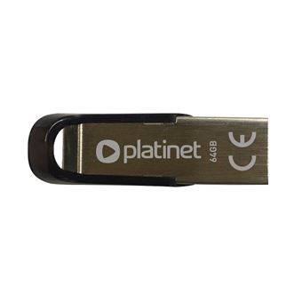 Unidade de Memória Usb Platinet PMFMS64 | Prateado - 1