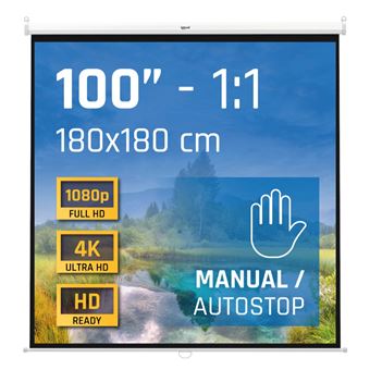 Ecrã de Projeção iggual PSIMS180 | Branco - 1