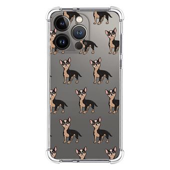 Capa Tumundosmartphone de silicone anti-choque para iPhone 13 Pro (6.1) design Dogs 11 Desenhos - 1