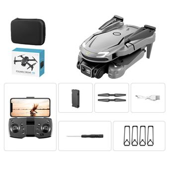 Drone SZSMART V88 | função de desvio de obstáculos | HD | WIFI | 2 câmara | 720P HD | Autonomia: Até 10 min | cinzento - 1