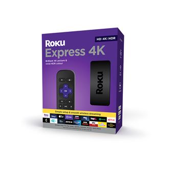 Conetores Smart Tv Roku Express 4K | Preto - 1