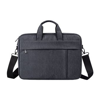 Mala HSMY Impermeável com Alça de Ombro para Computador Portátil 14.1 '' | Preto | 375 x 275 x 50 mm - 1