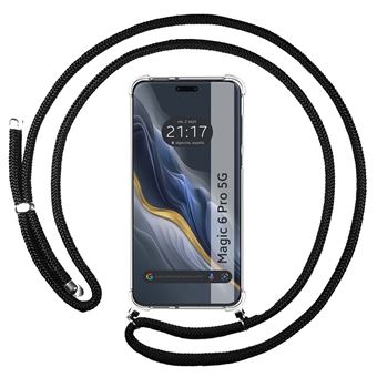 Capa de Silicone TUMUNDOSMARTPHONE para Honor Magic 6 Pro 5G com cordão preto - 1
