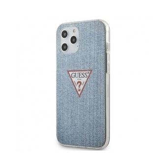 Capa Original Tecido Guess Iphone 12 Pro Max Azul - 1