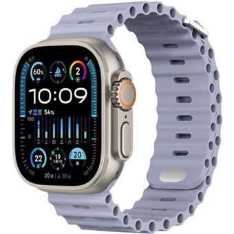 Bracelete Ocean Waves Antiimpacto para Apple Watch Series 10 42mm | Light Purple - 1