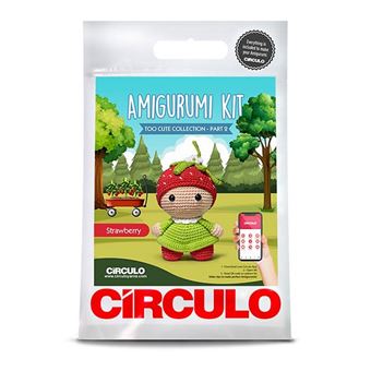 Kit de Crochet Círculo Amigurumi | Too Cute 2 Morango - 1