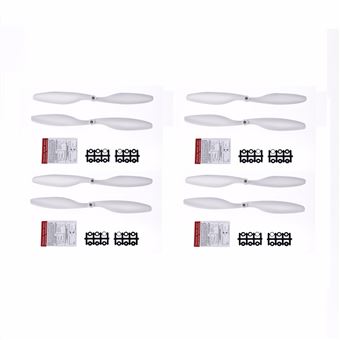 Hélices HSMY 1045 para DJI F450 F550 RC Drone | Branco | 8 Peças - 1