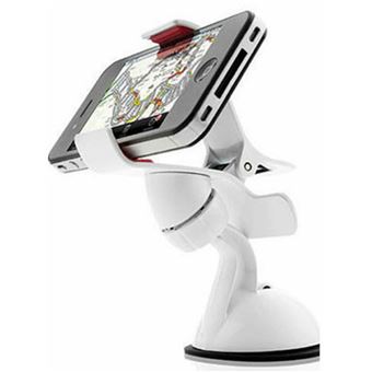 Suporte Telemóvel Goeik Pára-brisas - Branco - 1