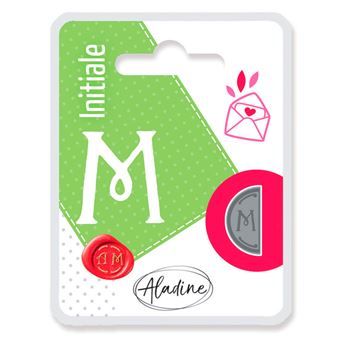 Sinete Aladine 71313 Letra m 1/2 Circulo Blister - 1