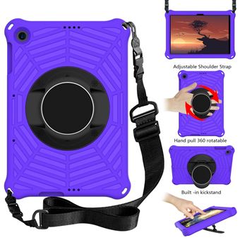 Capa e TPU com Alça de ombro roxa Magunivers para Huawei Enjoy Tablet 2/MatePad T 10 9.7 inch/MatePad T 10S 10.1 inch - 1