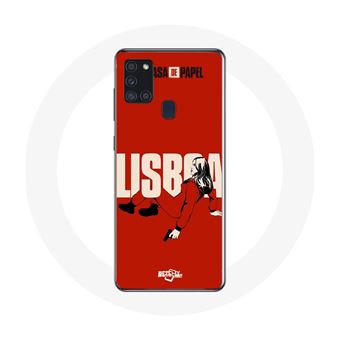 Capa Maniacase para Samsung Galaxy A21S La Casa de Papel Lisboa desenho - 1
