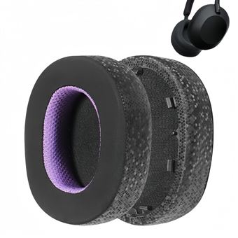 Almofadas para Auscultadores V-REEL para SONY WH-1000XM5 | Preto | Couro Refrescante - 1