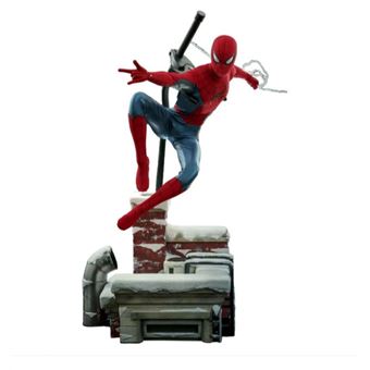 Figura Hot Toys MMS680 - Marvel Comics - Spider Man : No Way Home - Spider Man New Red And Blue Suit Deluxe Version - 1