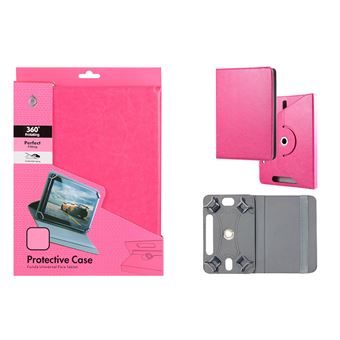 Capa One Plus para Universal 10.1'' | Tecido Sintético - Rosa - 1