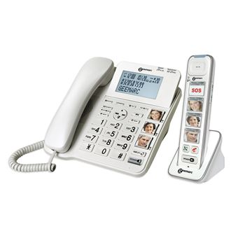 Telefone Analógico/dect Geemarc Telecom Combi-Photo 295 | Branco - 1