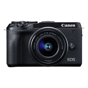 Câmara Digital Canon EOS M6 Mark II + EF-M15-45mm | Preto - 1