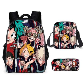 Mochila + Estojo + Bolsa de Ombro Infantil Good Deal My Hero Academia 20 - 1