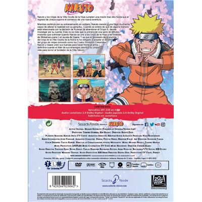 DVD Naruto Box 2 Episodios 111 a 220