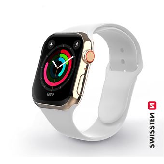 Pulseira Swissten para Apple Watch | Silicone | 42-44mm | Branco - 1