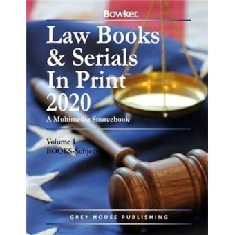 Law Books  Serials In Print  3 Volume Set, 2020 - 1