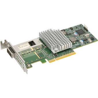 placa de rede Supermicro AOC-S40G-I1Q-O Interno Fibra 40000Mbit/s - 1