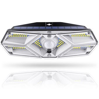 Luz de Parede Solar ZURSANA | 104 LEDs | IP65 À Prova de Água | Sensor de Movimento | Ligar/Desligar Automático | 3 Modos - 1