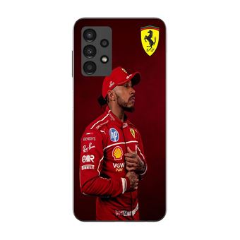 Capa Maniacase para Samsung Galaxy A13 4G | Lewis Hamilton Official Ferrari Wallpaper - 1
