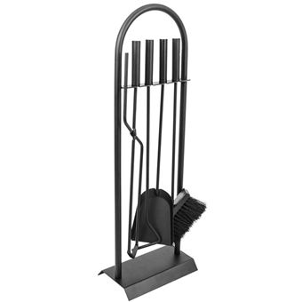 Conjunto de 4 Acessórios PrimeMatik para Lareira em Ferro Fundido - 1