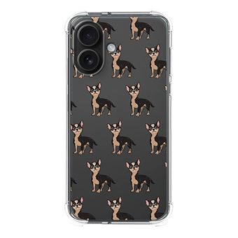 Capa de silicone TUMUNDOSMARTPHONE anti-choque para iPhone 16 (6.1) | Design Dogs 11 - 1