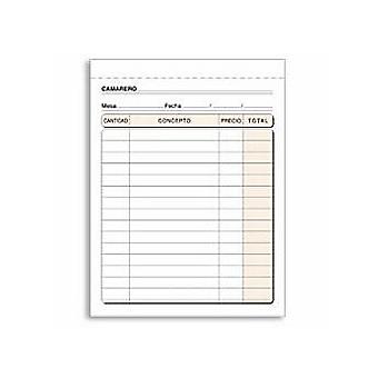 Livro De Recibos Camareros Loan Branco 10,5 (A) X 15 (H) Cm - 1