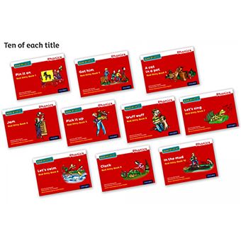 Read Write Inc Phonics Red Ditty Books Pack Of 100 - 1