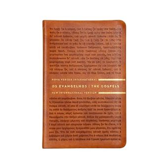 Os Evangelhos, Edição Bilíngue, Português/Inglês, Nvi/Niv, Com Palavras De Jesus Em Azul, Capa Flexí - 1