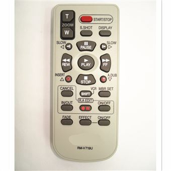Controlo Remoto Dishiqing para adequado  filmadora jvc RM-V719U VCR | Branco - 1
