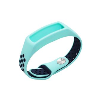 Pulseira de Silicone macio WISETONY para HUAWEI Honor Band 4 Azul claro&Azul - 1