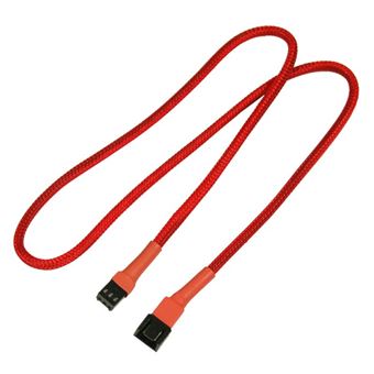 cabo de interface/adaptador de género Nanoxia 900300001  3-pin molex Vermelho - 1
