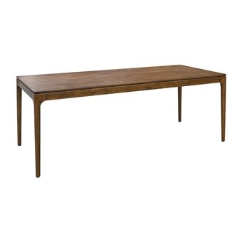 Mesa de jantar sweeek | retangular | madeira de seringueira e folheado de freixo | 8 lugares - 1